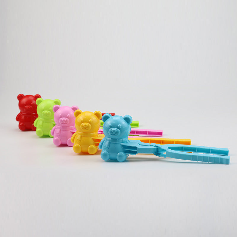 Toys Sport Creative Snow Snowball Maker Clip Maker Red Love Heart Shaped Snow Sand Mold Tool Winter Kid Valentines Day Gift Game