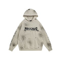 American Vintage Distressed Graffiti Hoodie